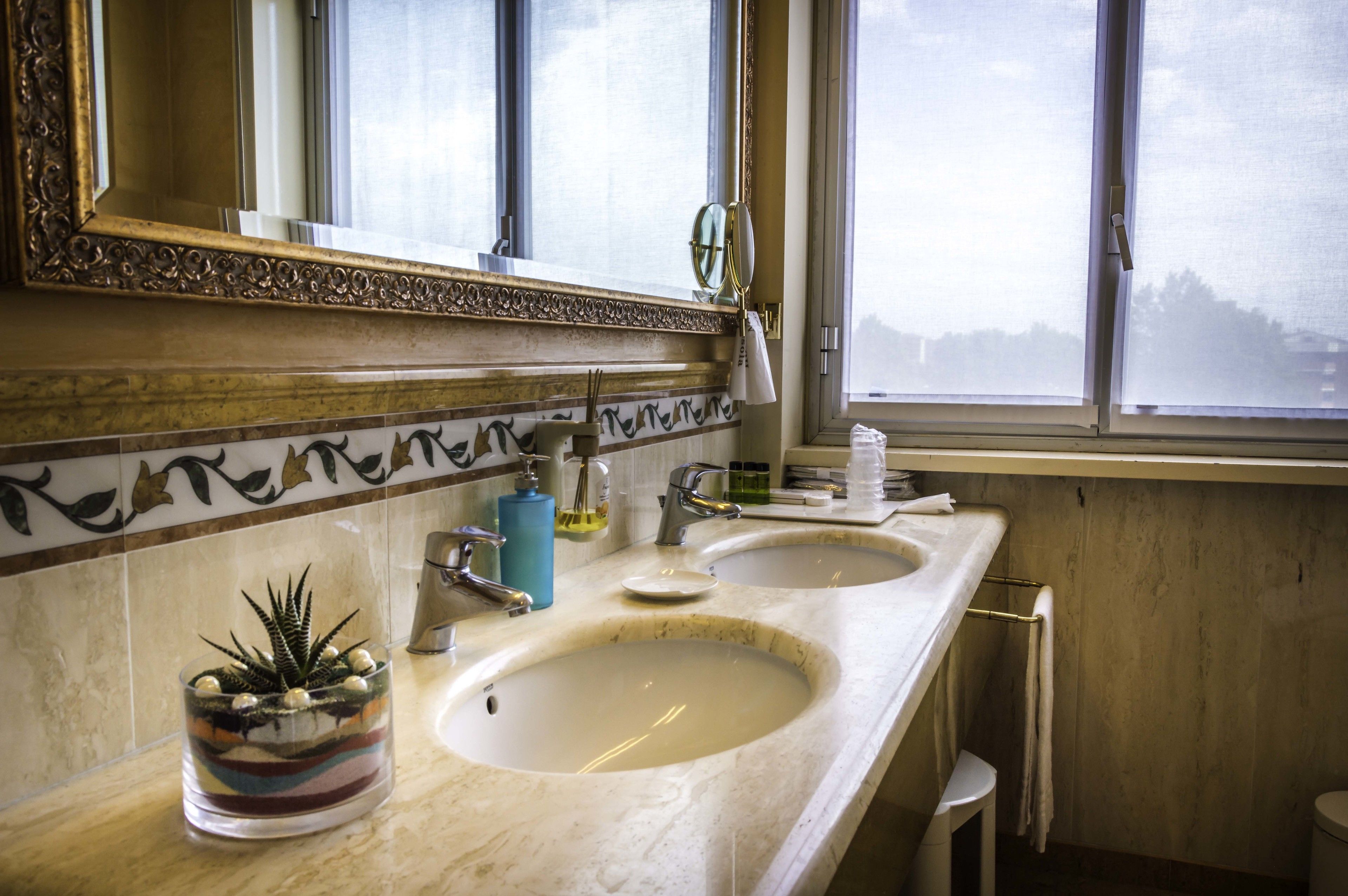 shower, free toiletries, hair dryer, bidet