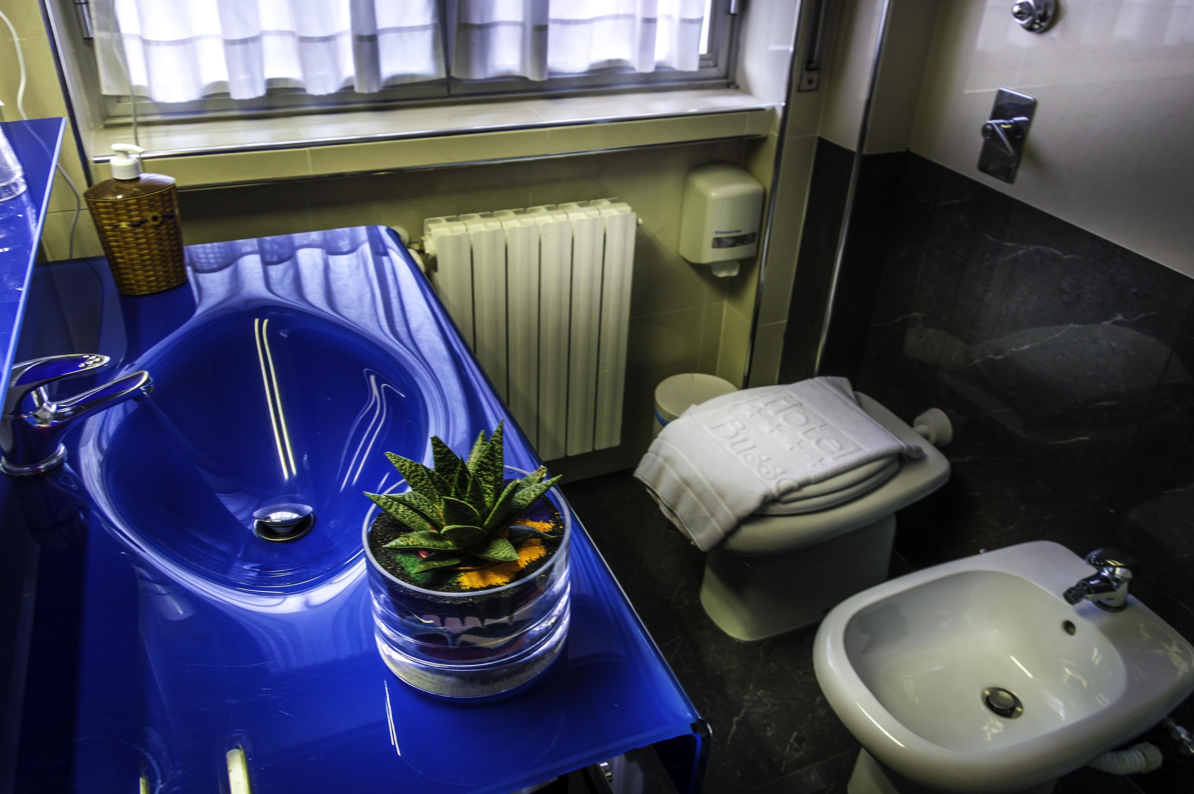 shower, free toiletries, hair dryer, bidet