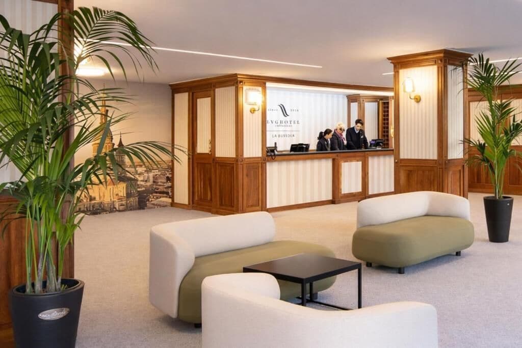 Sala de estar en el lobby