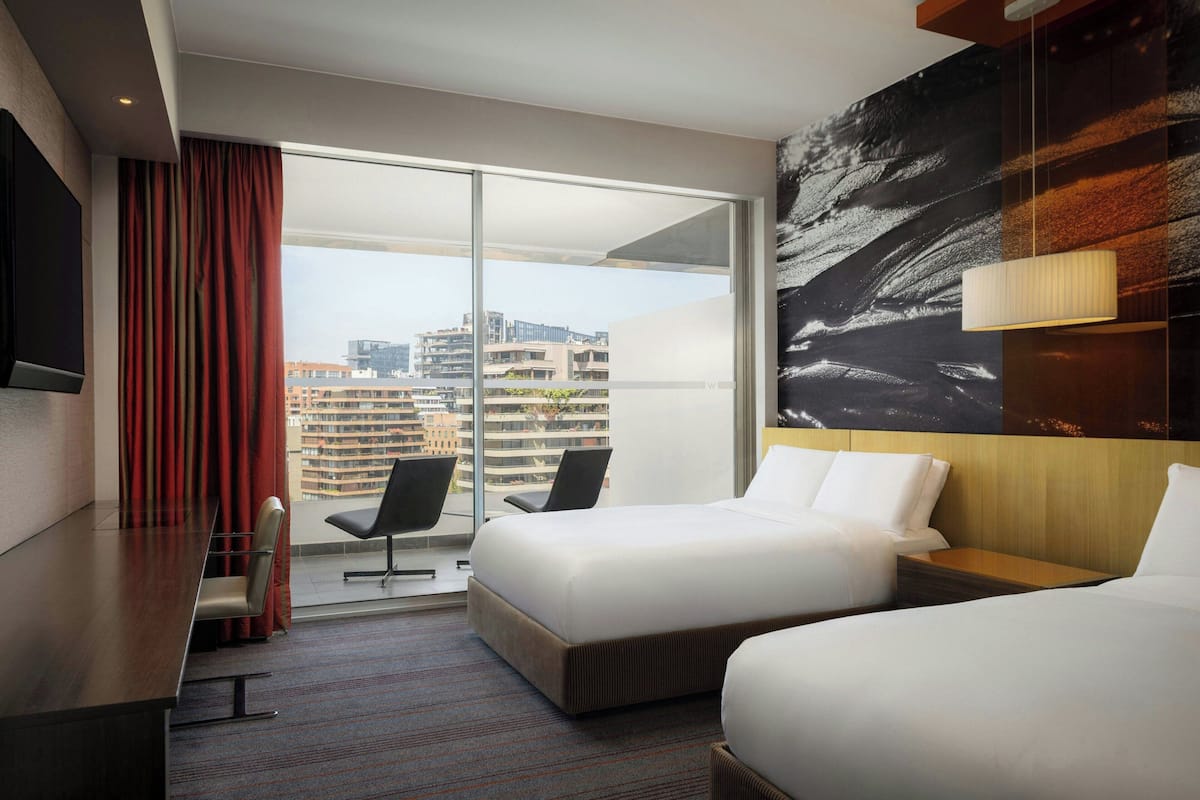 Spectacular Room, Chambre, 2 lits doubles | Vue de la chambre