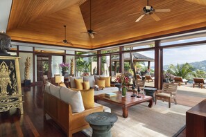50-inch LCD TV with satellite channels, TV, DVD player - Andara Resort Villas (Kamala)