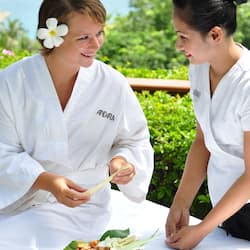 Couples treatment room(s), body treatments, aromatherapy, body wraps