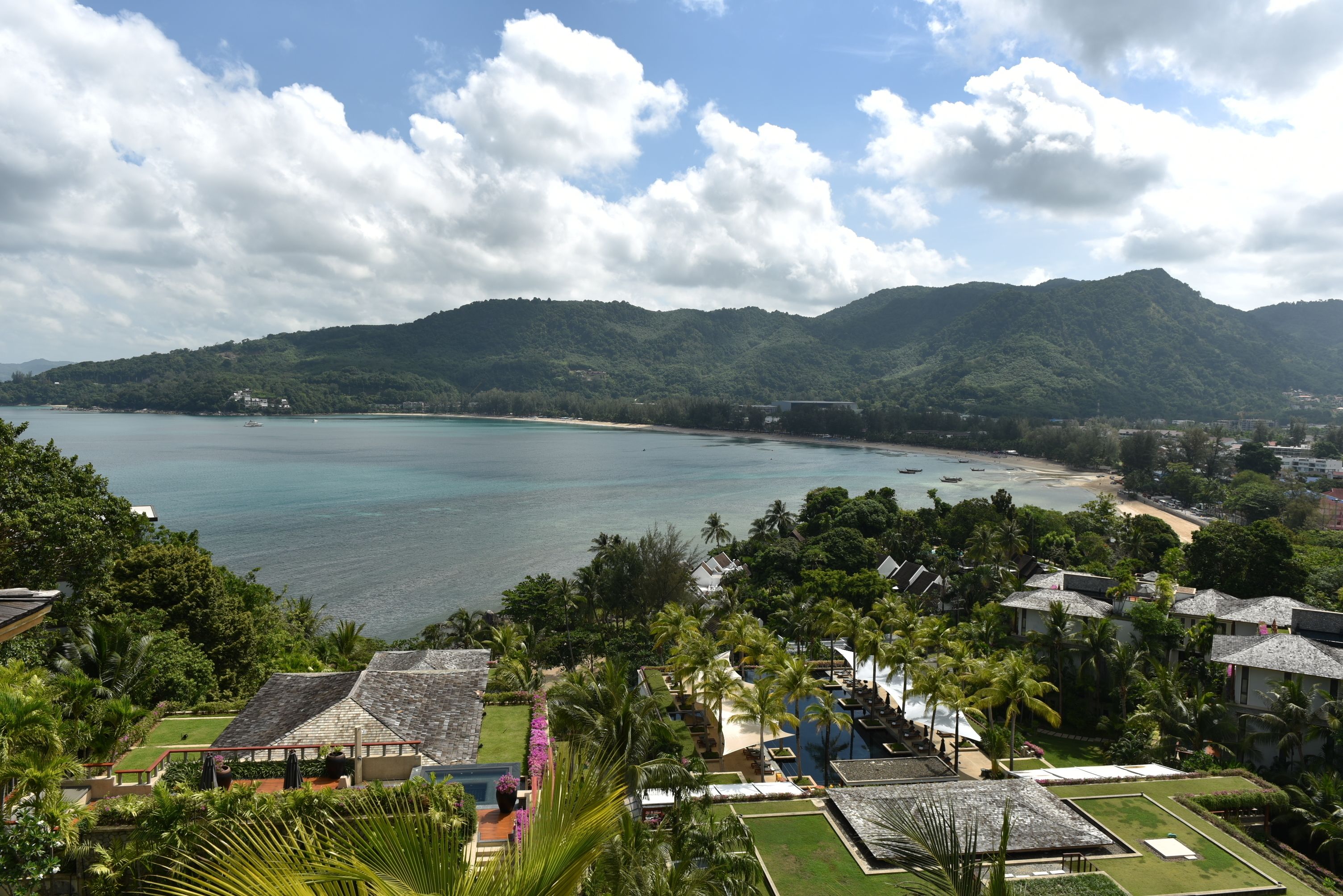Utsikt over resort