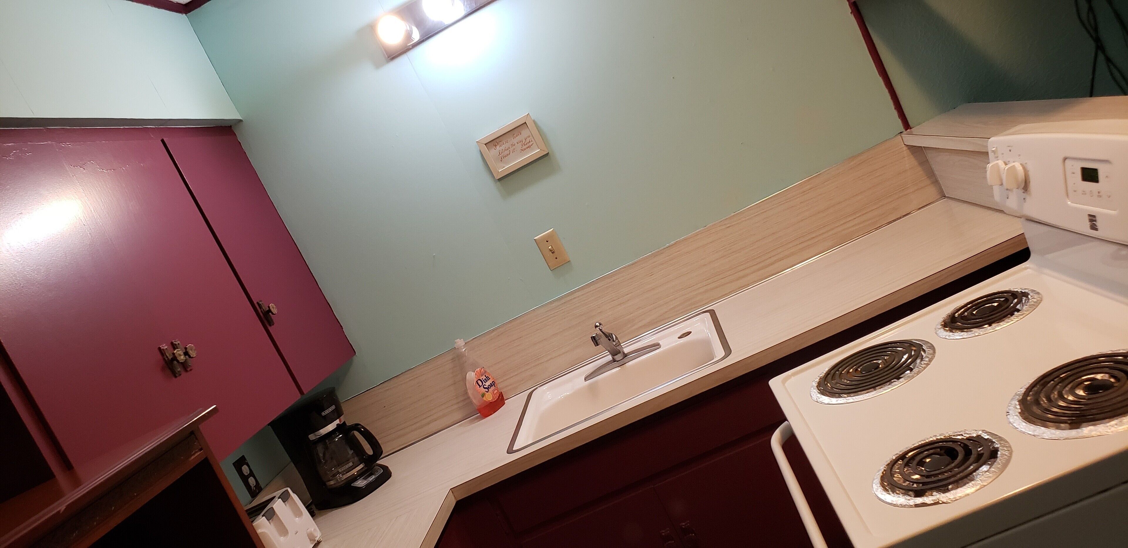 Standard Suite, 2 Double Beds, Non Smoking, Kitchenette | Private kitchen | Fridge, microwave