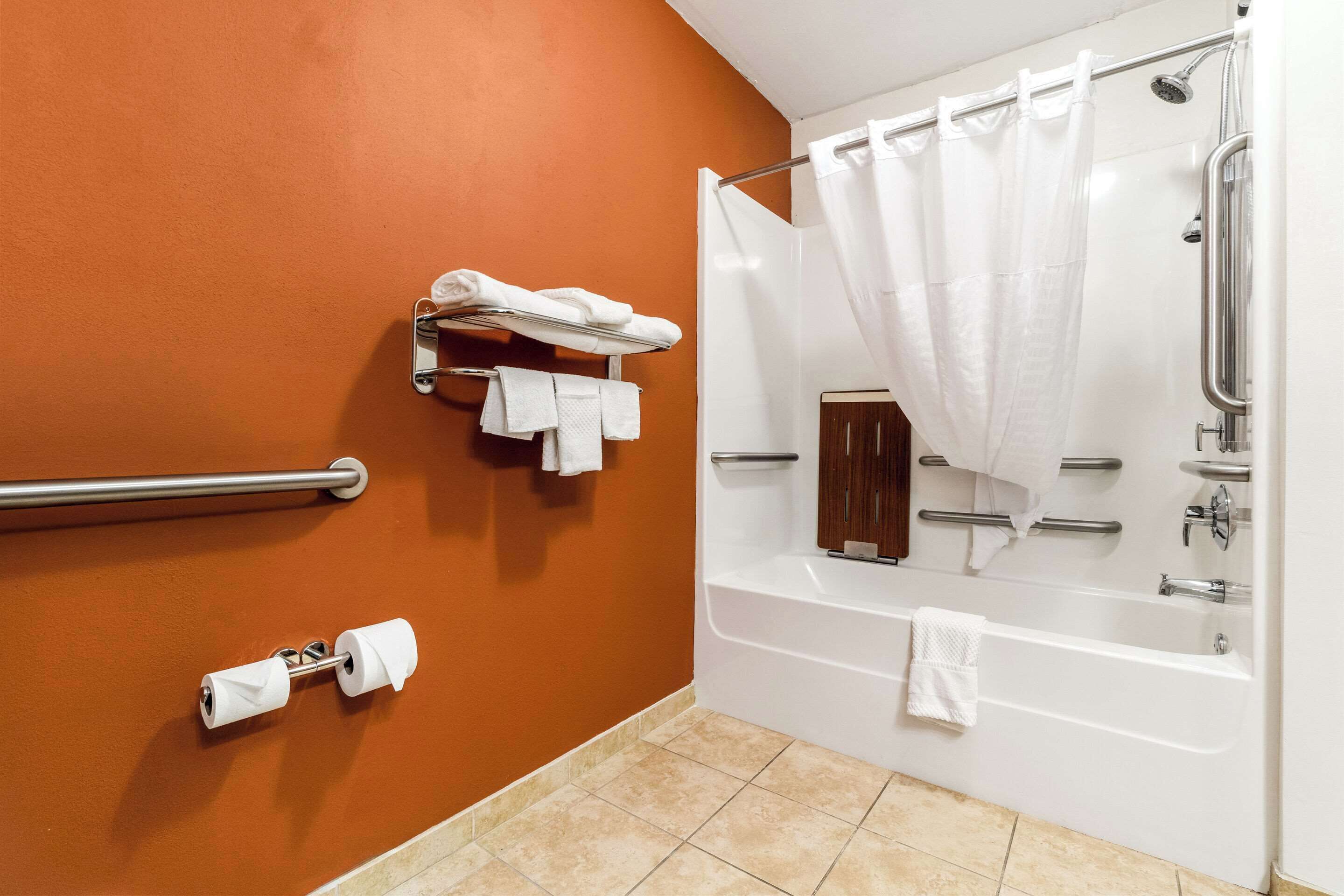 room, 1 king bed, accessible, non smoking | desk, laptop workspace, blackout curtains, iron/ironing board