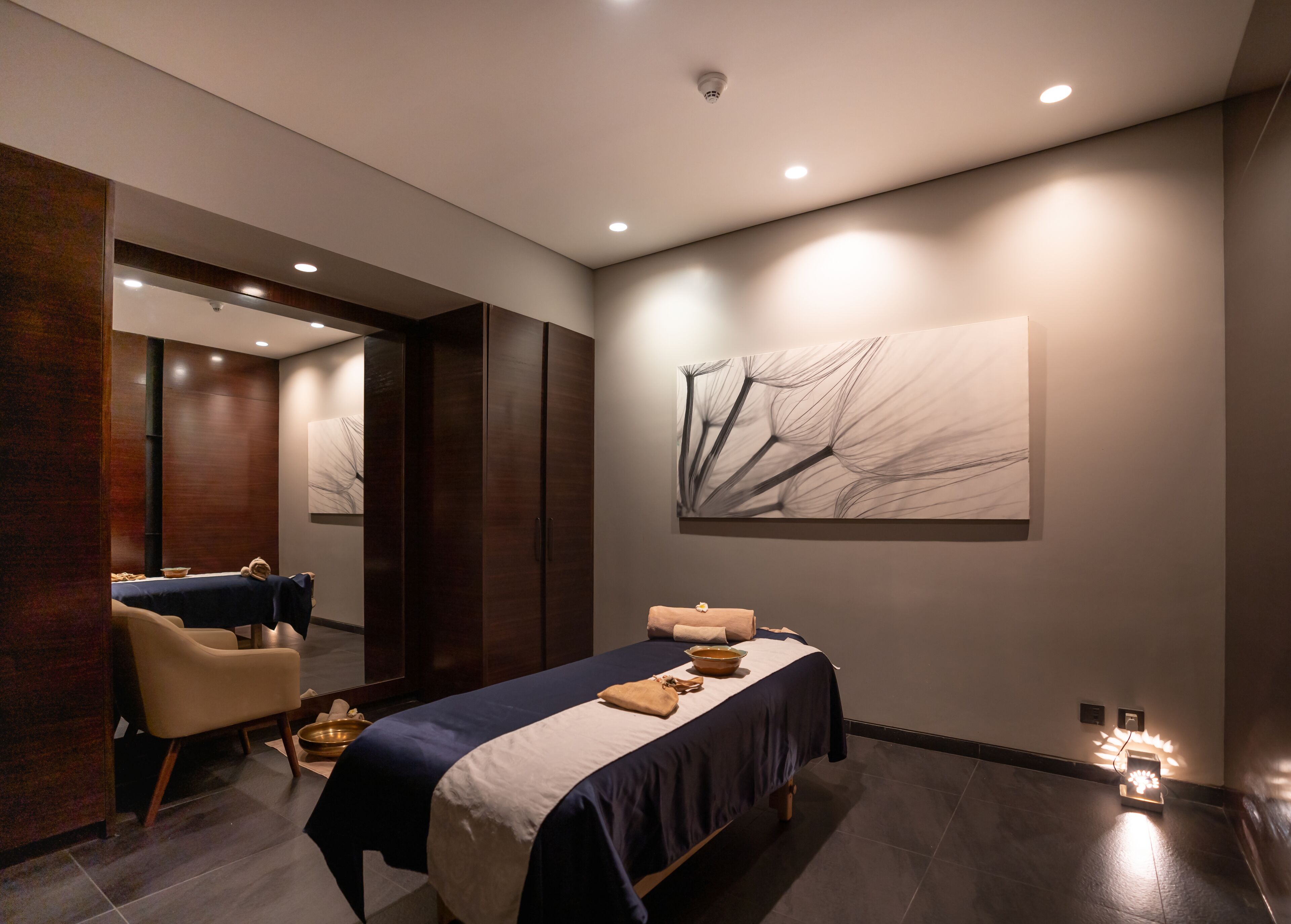 body treatments, deep-tissue massages, body scrubs, facials