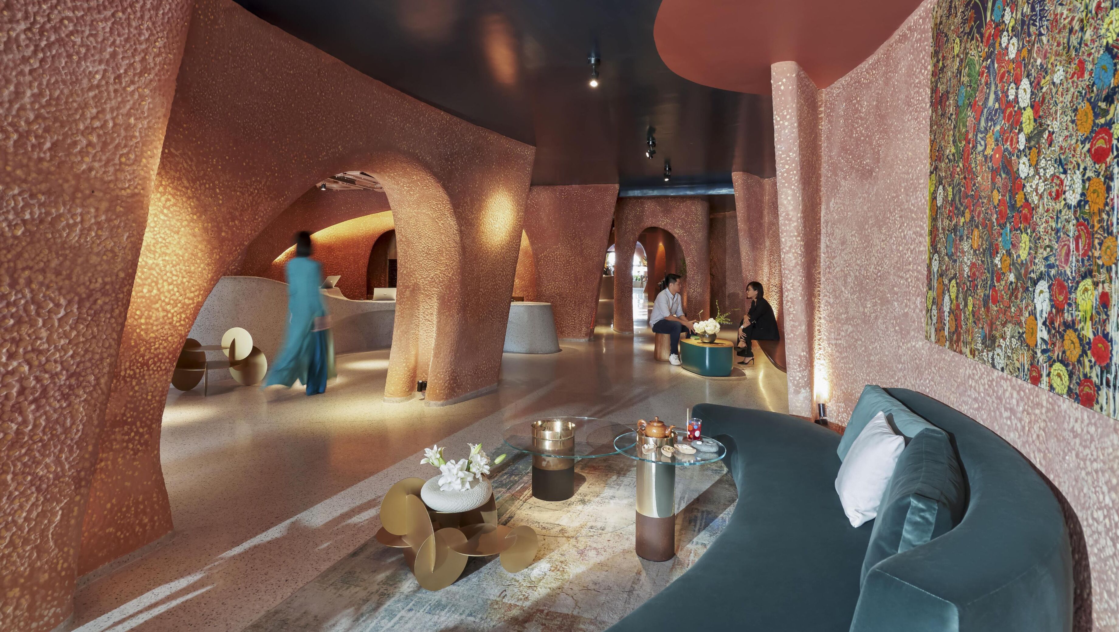 Sala de estar en el lobby