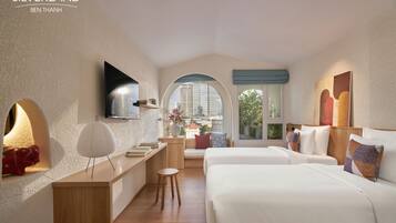 Splendid Twin (with afternoon tea) | In-room safe, blackout drapes, soundproofing, free WiFi