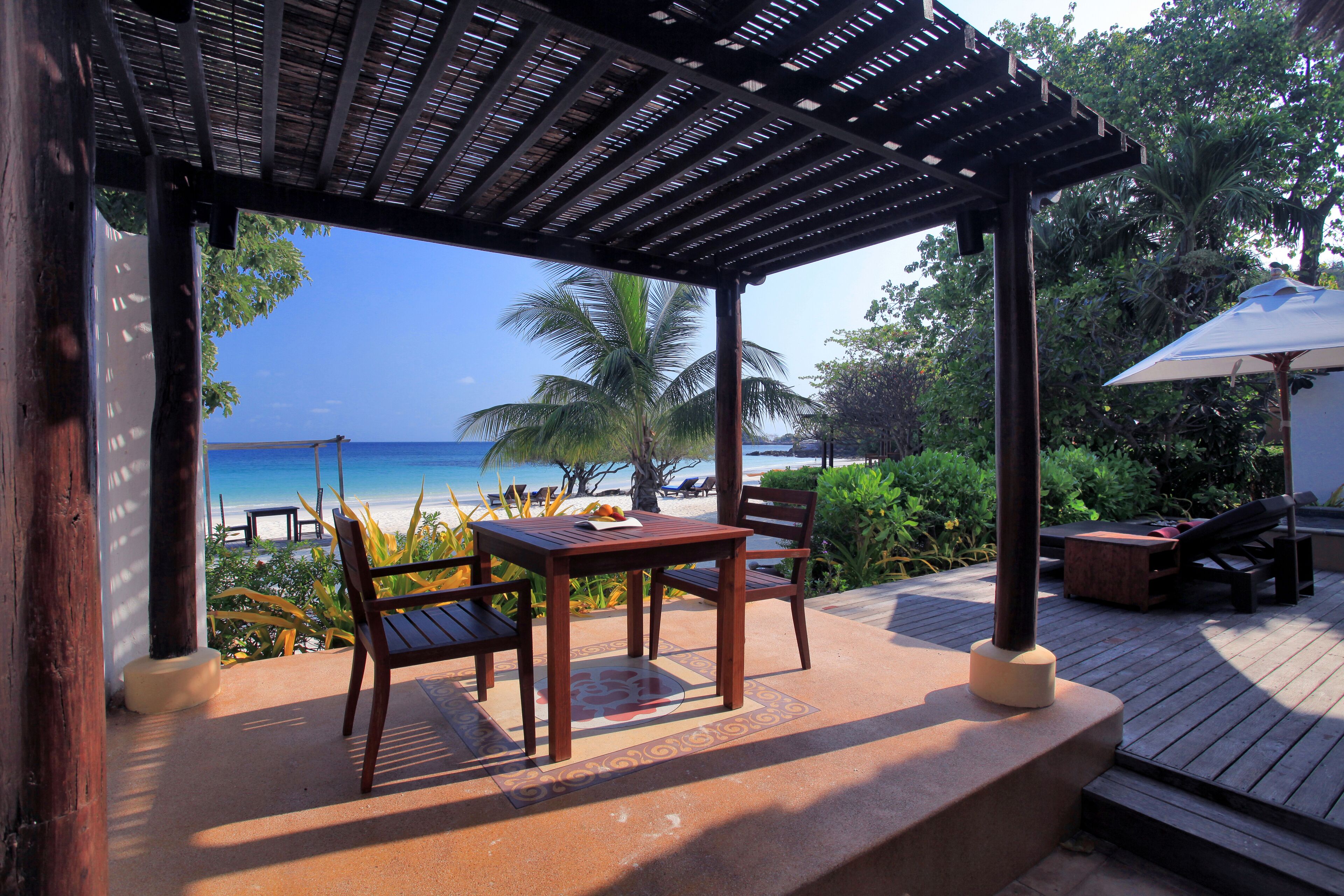 beachfront pool villa / included roundtrip shuttle speed boat at jadet pier | view from room