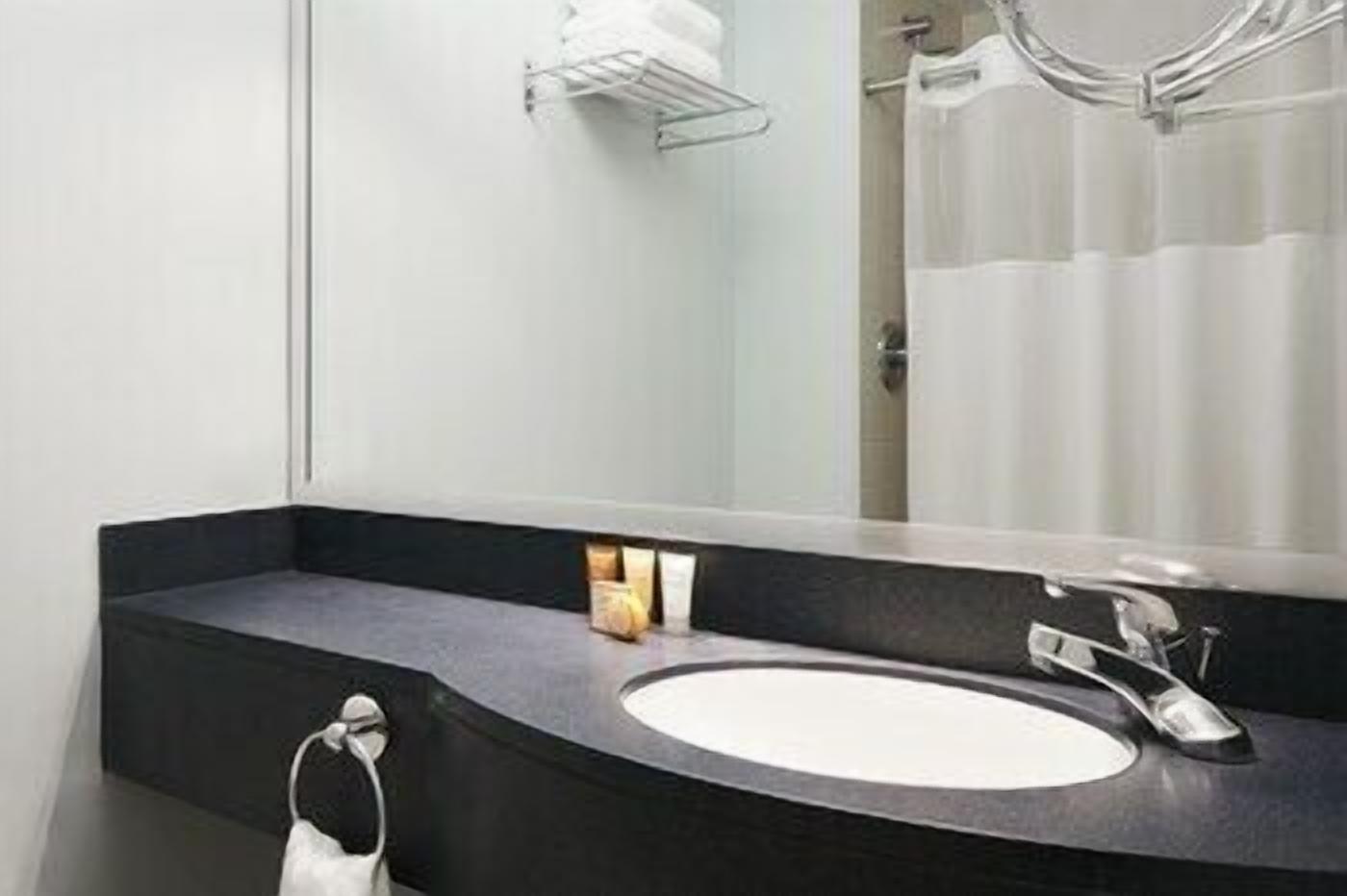 Bathroom | Shower, hair dryer, towels, soap