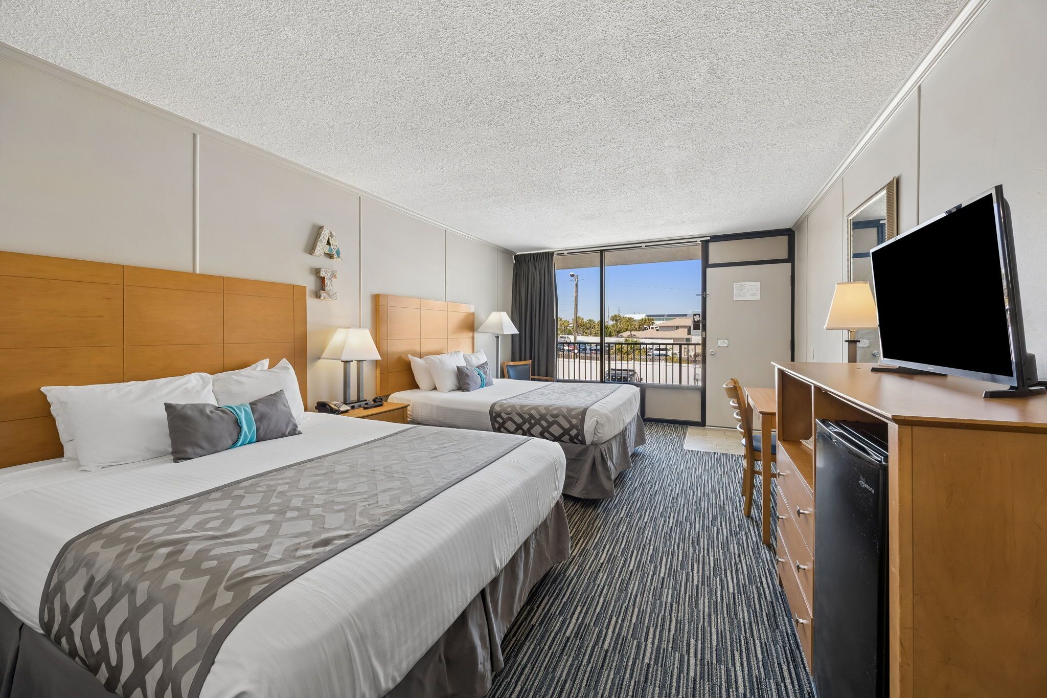 Blackout curtains, iron/ironing board, free WiFi, bed sheets