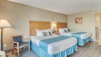 Classic ADA Queen Room, Roll-in Shower | Blackout drapes, iron/ironing board, free WiFi, bed sheets