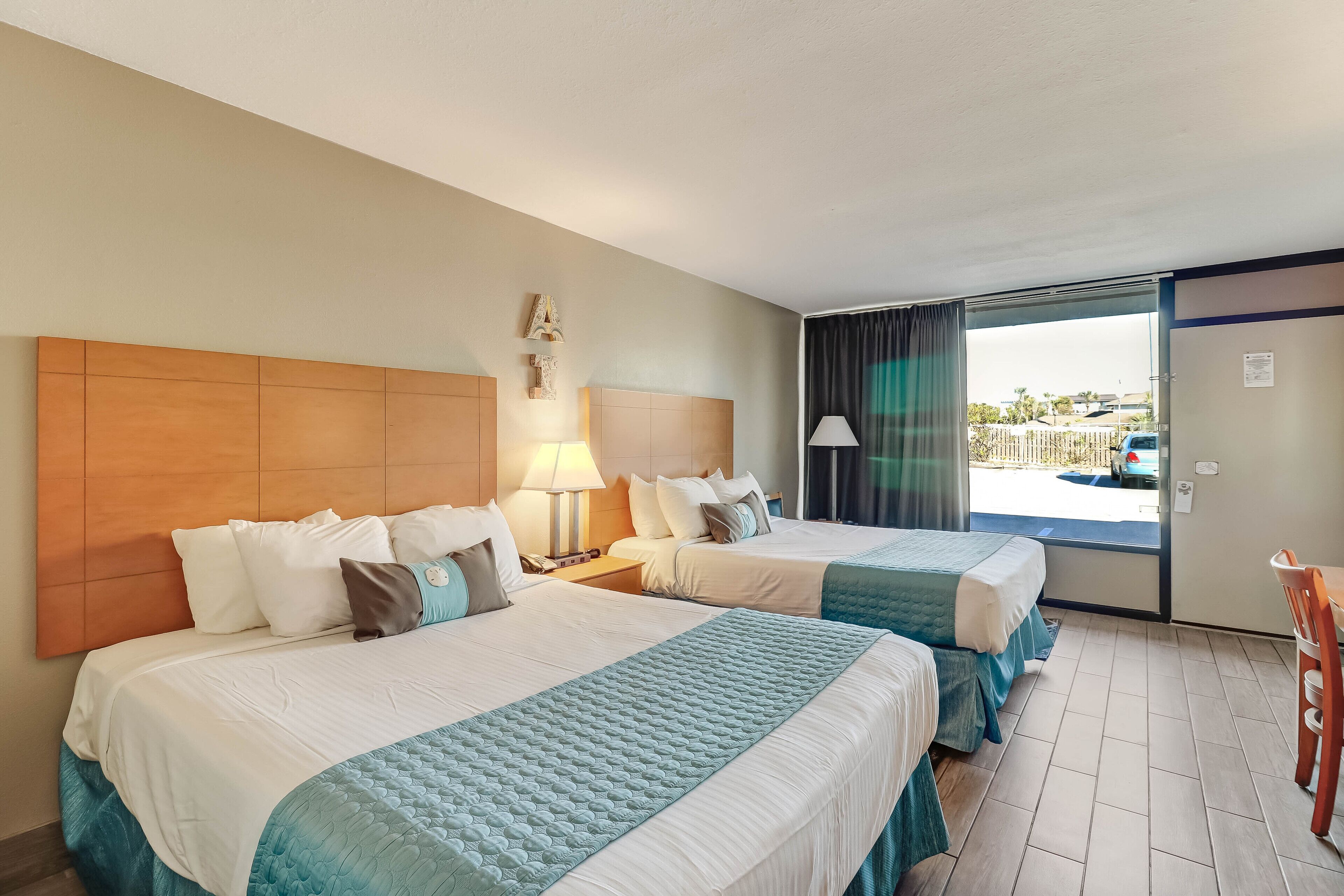 Blackout curtains, iron/ironing board, free WiFi, bed sheets