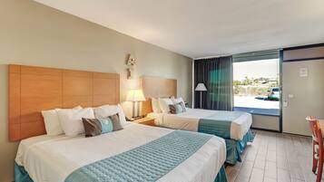 Blackout curtains, iron/ironing board, free WiFi, bed sheets