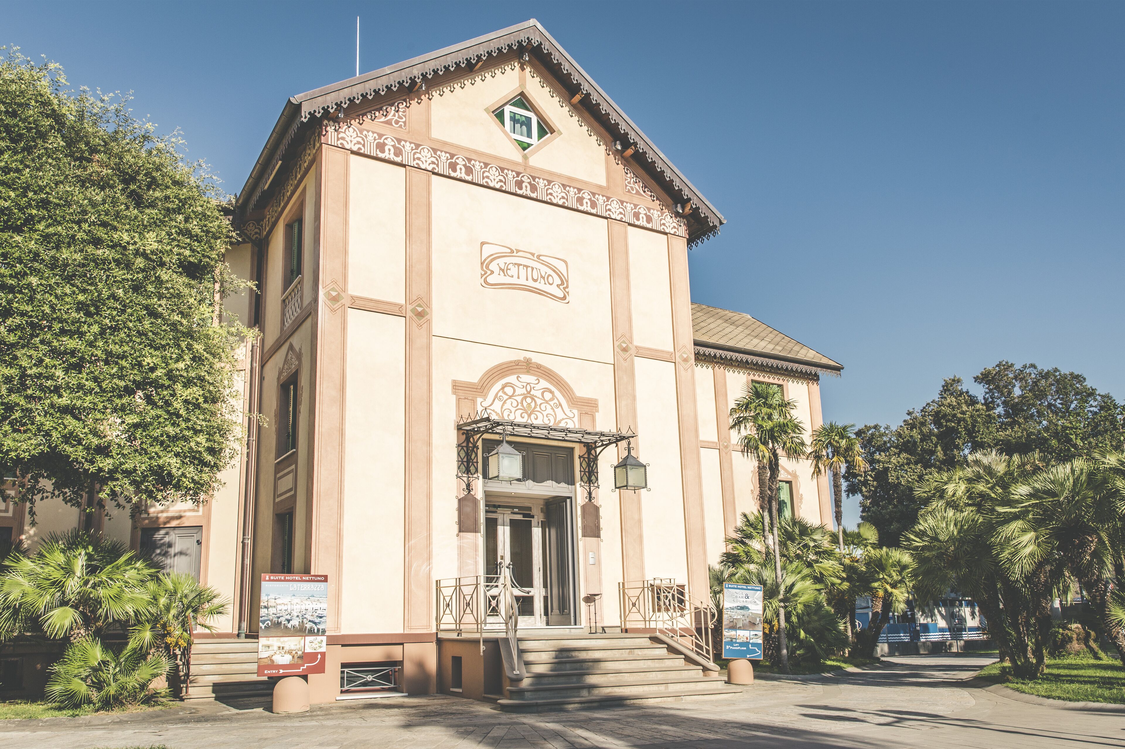 Fassade der Unterkunft