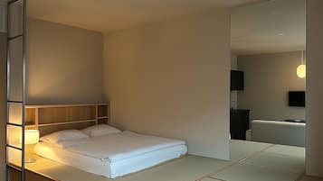 Grand-Apartment, 1 Queen-Bett und Schlafsofa | Hochwertige Bettwaren, Select-Comfort-Betten, Bügeleisen/Bügelbrett
