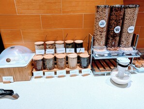 Free daily full breakfast