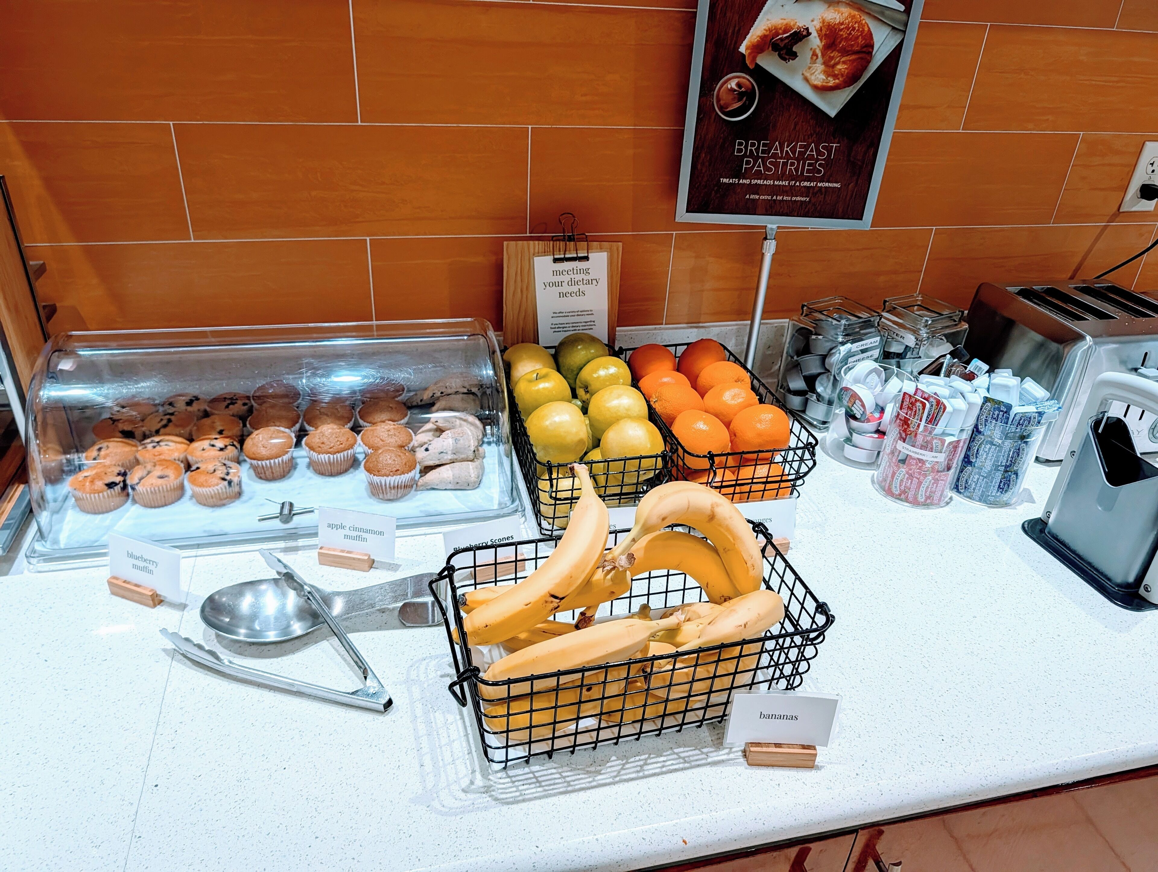 Free daily full breakfast