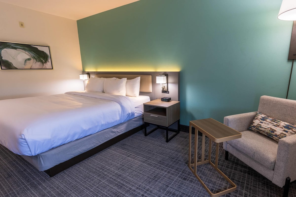 Standaard kamer, 1 kingsize bed, niet-roken | Luxe beddengoed, pillowtop-bedden, een bureau, verduisterende gordijnen