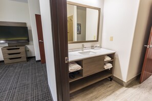 Suite Présidentielle, 1 très grand lit et 1 canapé-lit, non-fumeur | Salle de bain