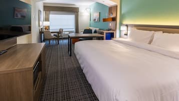 Premium bedding, pillowtop beds, individually furnished, desk