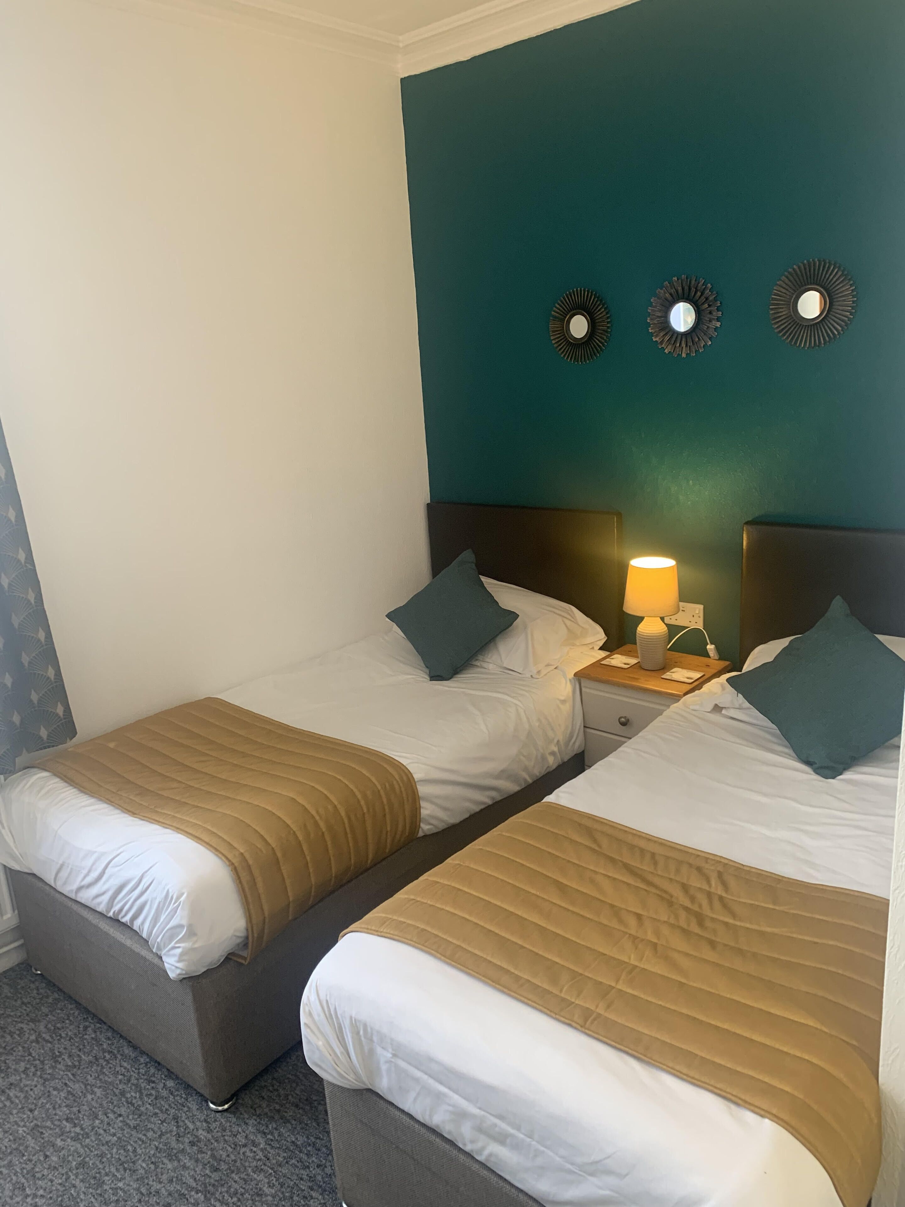 standard twin room, 2 single beds | desk, iron/ironing board, free wifi, bed sheets