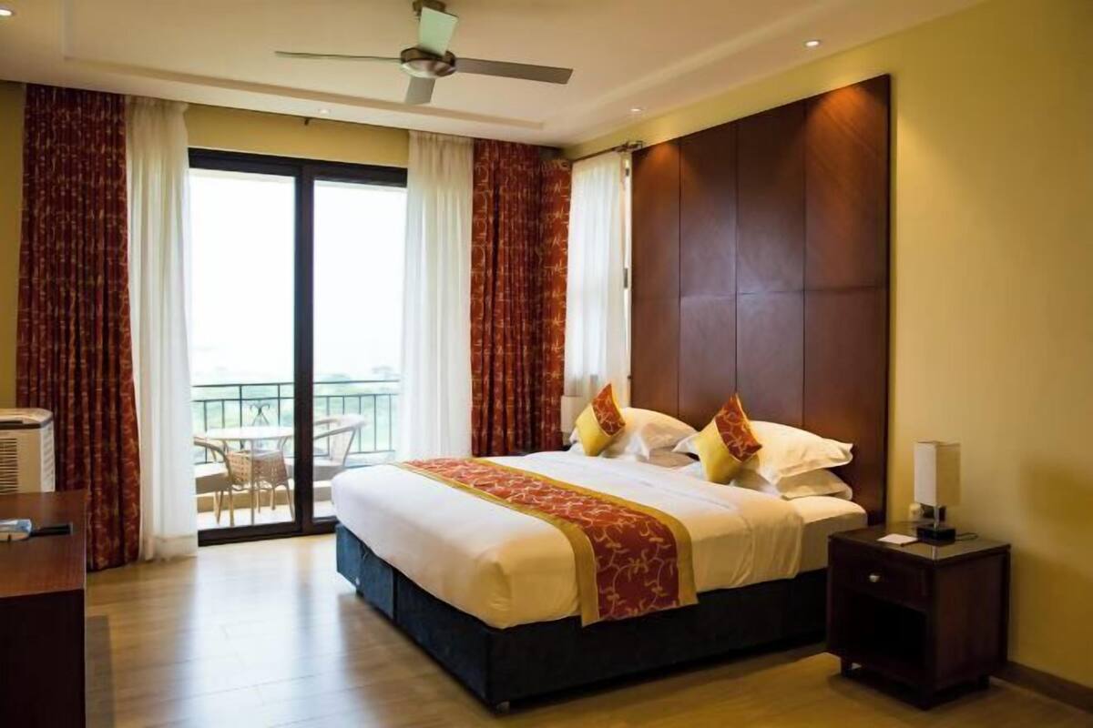 Premium bedding, memory-foam beds, minibar, in-room safe