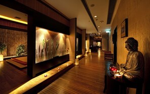 Behandlungsräume für Paare, Aromatherapie, klassische Massagen