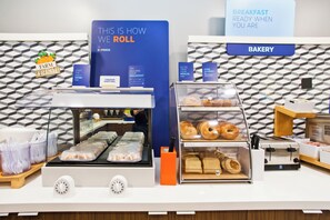 Free buffet breakfast