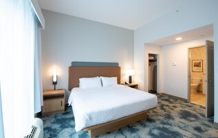 Suite, 1 King Bed with Sofa bed, Non Smoking | Hypo-allergenic bedding, desk, laptop workspace, blackout drapes