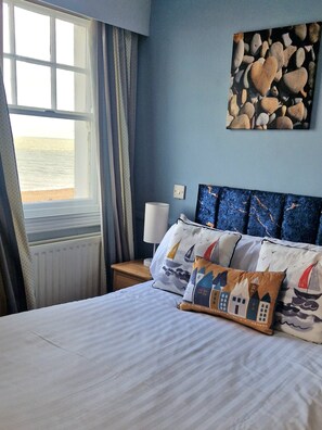 Chambre Double Standard, salle de bains attenante, vue mer