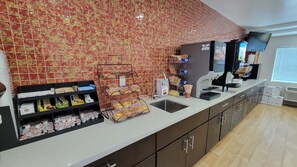 Free daily on-the-go breakfast 