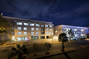 Front of property – evening/night