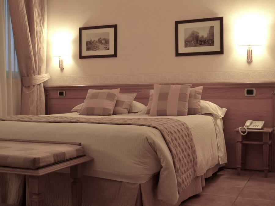 Egyptian cotton sheets, premium bedding, memory foam beds, minibar