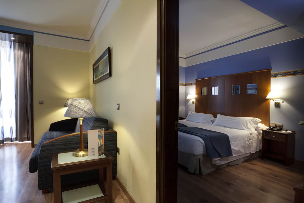 1 chambre, literie de qualité supérieure, couette en duvet d'oie
