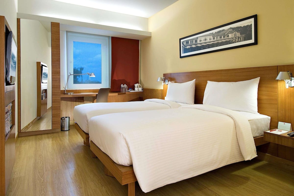 Literie de qualité supérieure, couette en duvet d'oie, minibar