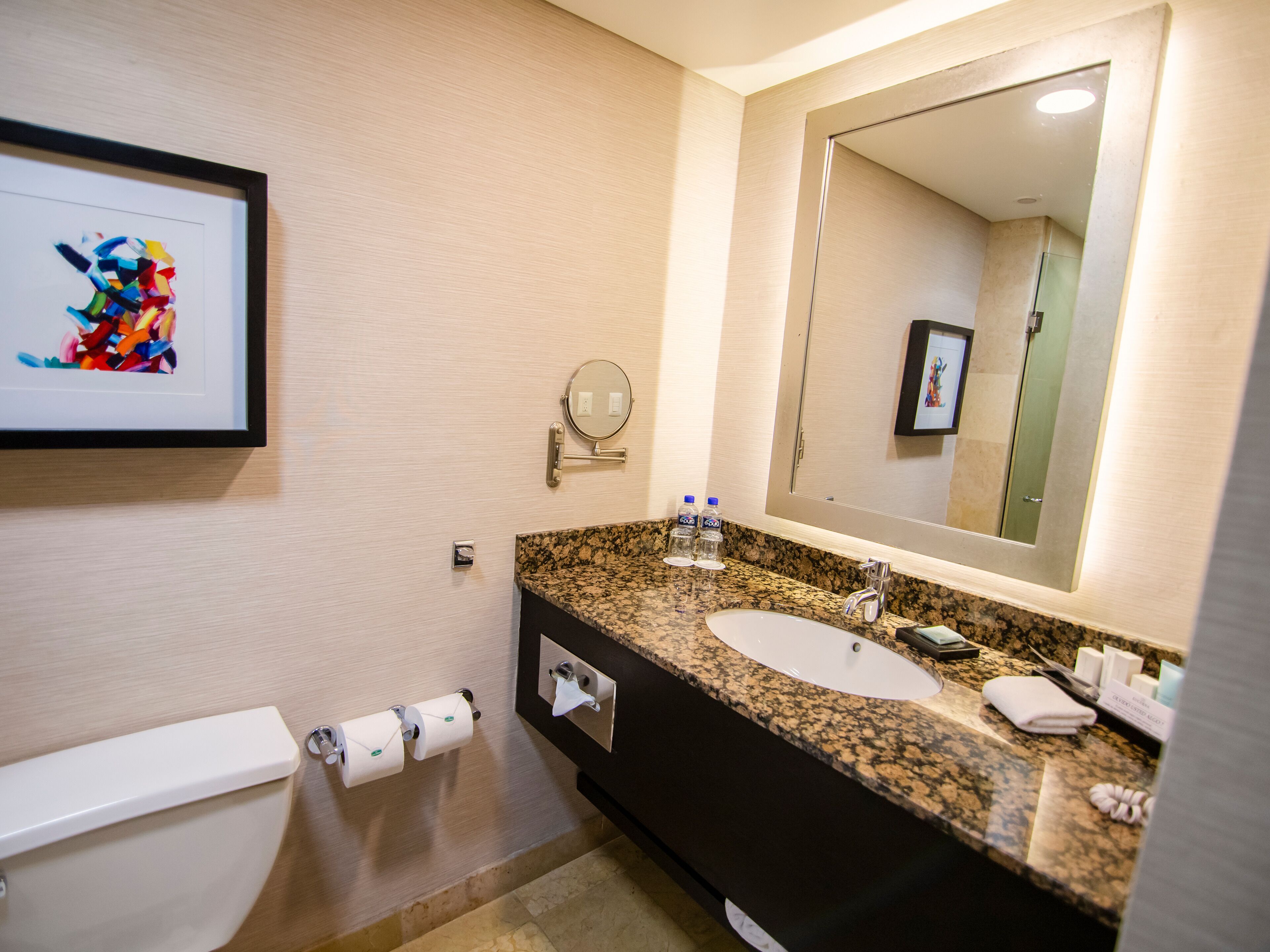 lucerna select, 1 king bed | bathroom | shower, hair dryer, towels