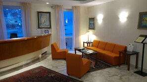 Sitteområde i lobbyen
