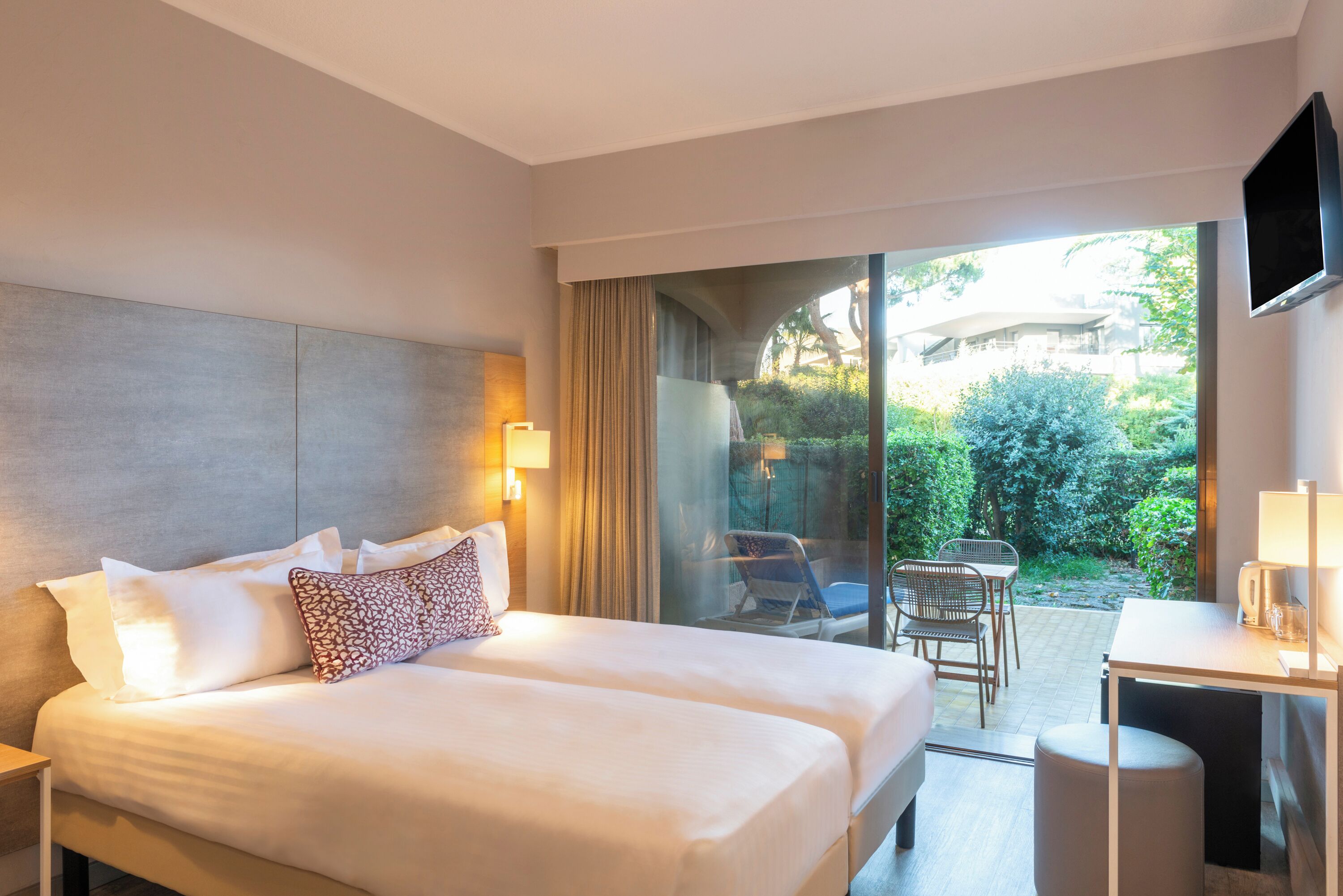 Chambre Twin avec Jardin