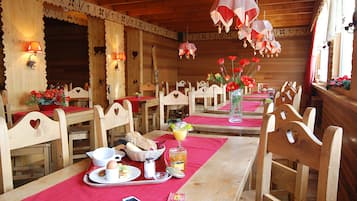 Daily buffet breakfast (EUR 18 per person)