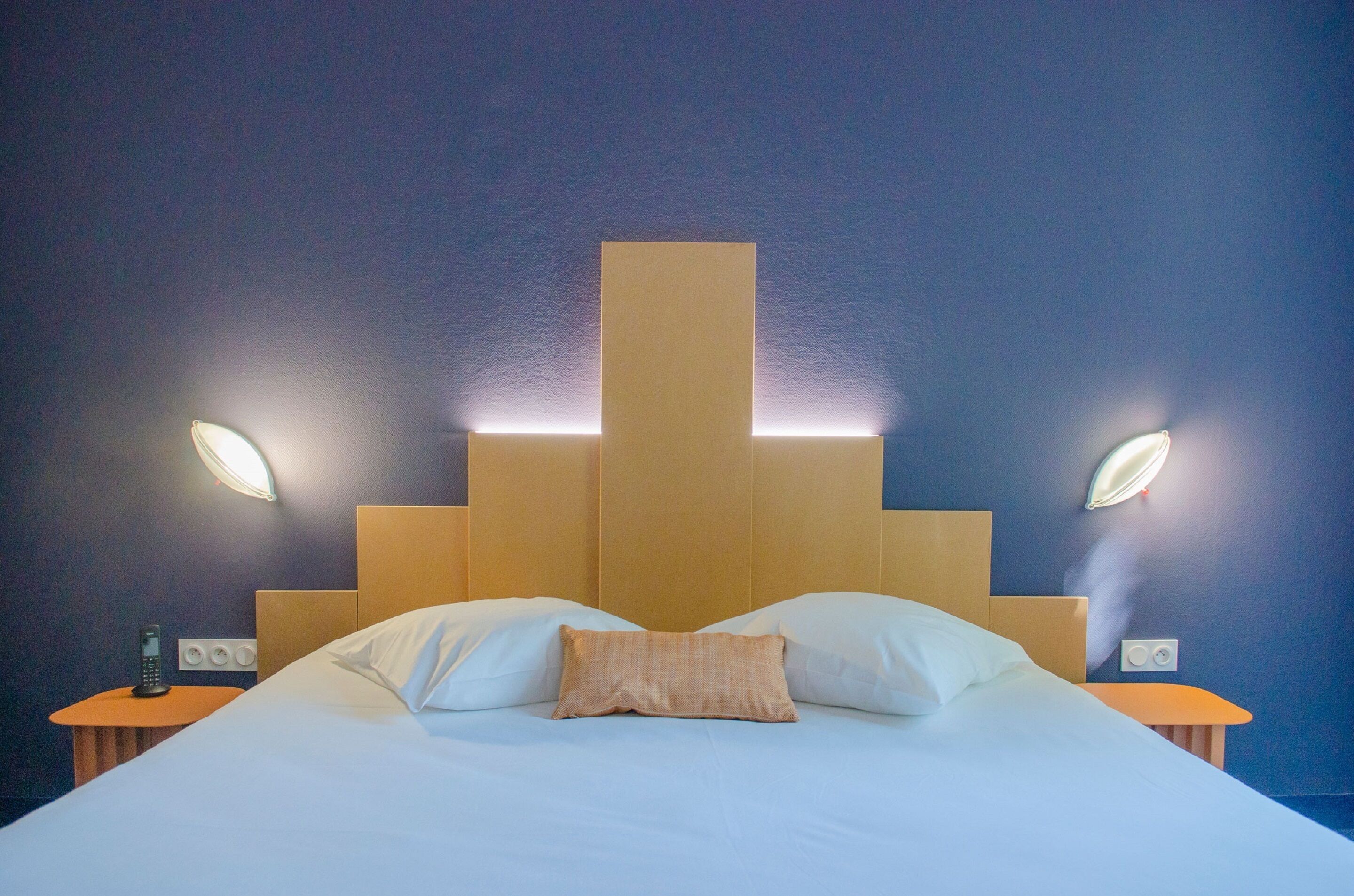 premium bedding, individually furnished, laptop workspace