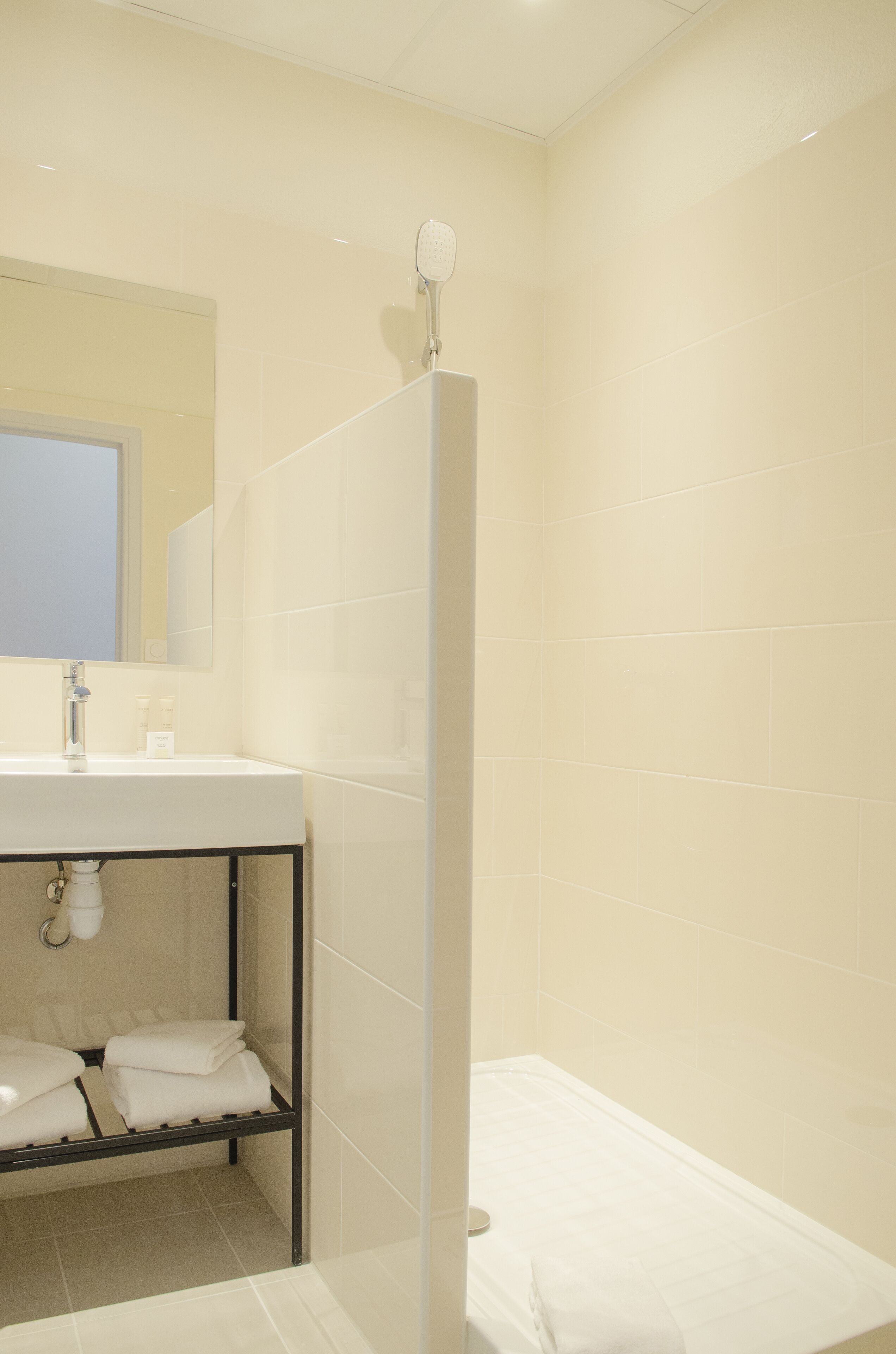 free toiletries, hair dryer, towels, soap