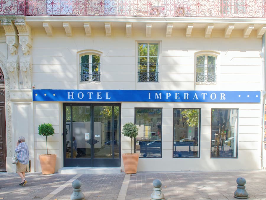 Façade de lâhĂ©bergement