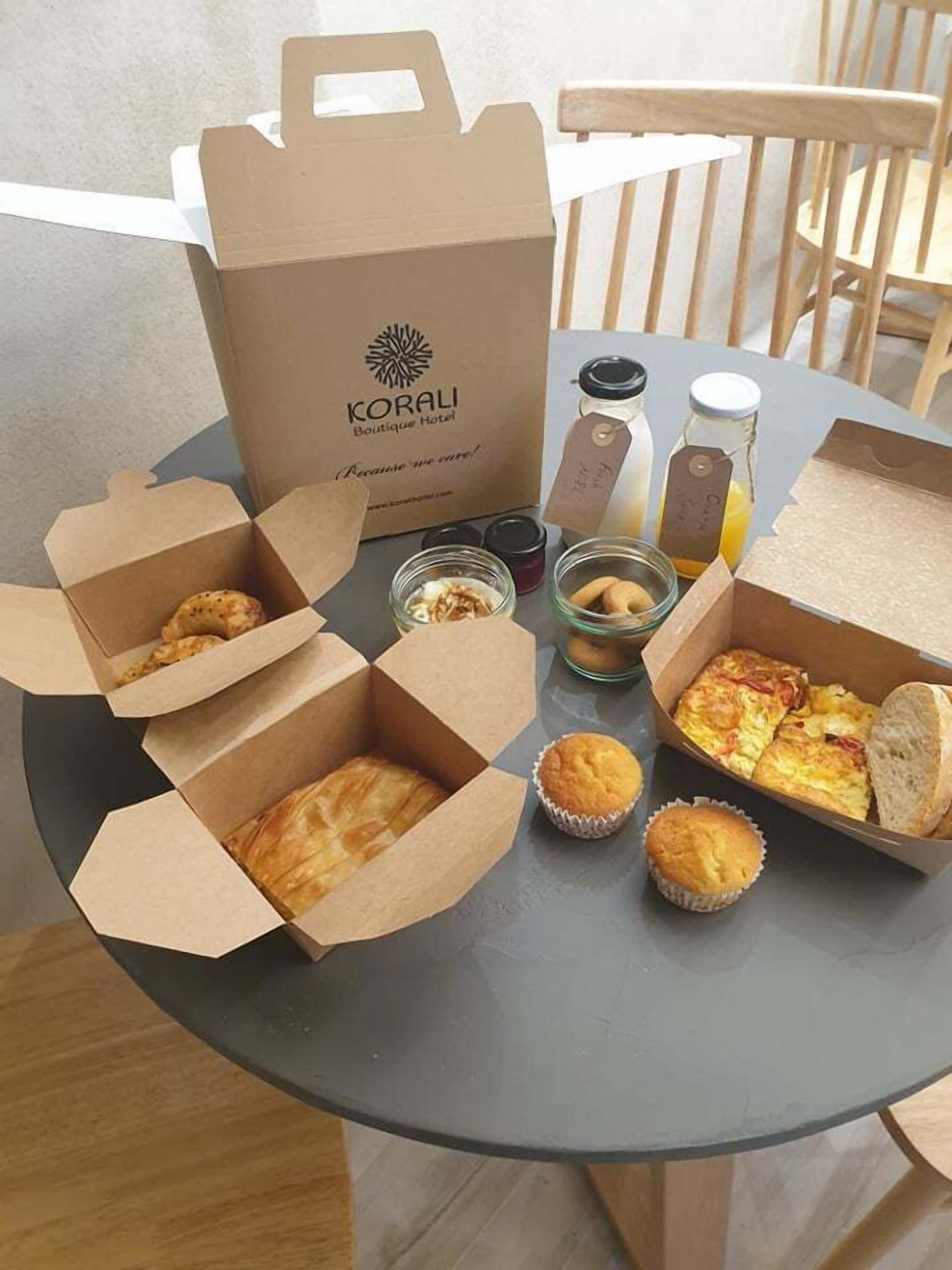 daily to-go breakfast (eur 11 per person)