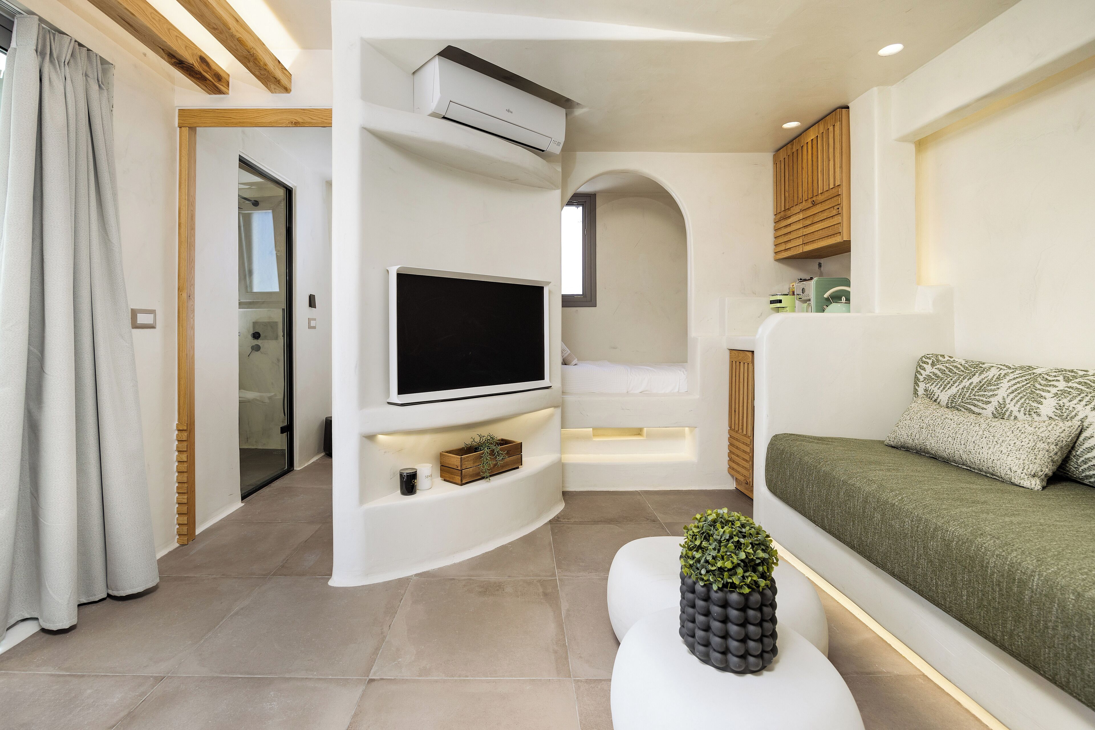 Apartamento exclusivo, 2 quartos, vista para a praia, de frente para o oceano | Roupas de cama premium, edredons de pluma, camas com colchões pillow-top