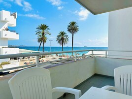 Lägenhet Comfort - 2 sovrum - balkong - viss havsutsikt | Terrass/Patio