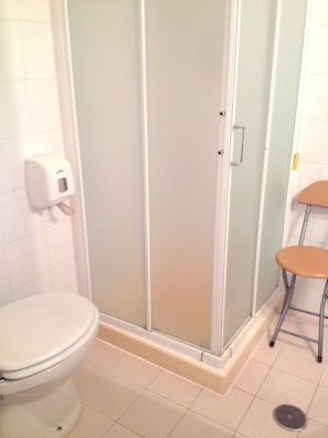 Double Room | Bathroom | Shower, hair dryer, towels