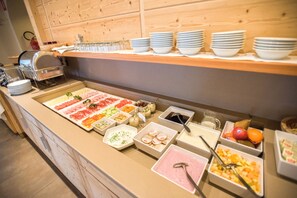 Frokostbuffé er inkludert hver dag