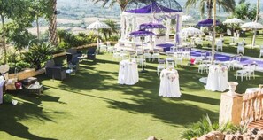Espace banquet en plein air