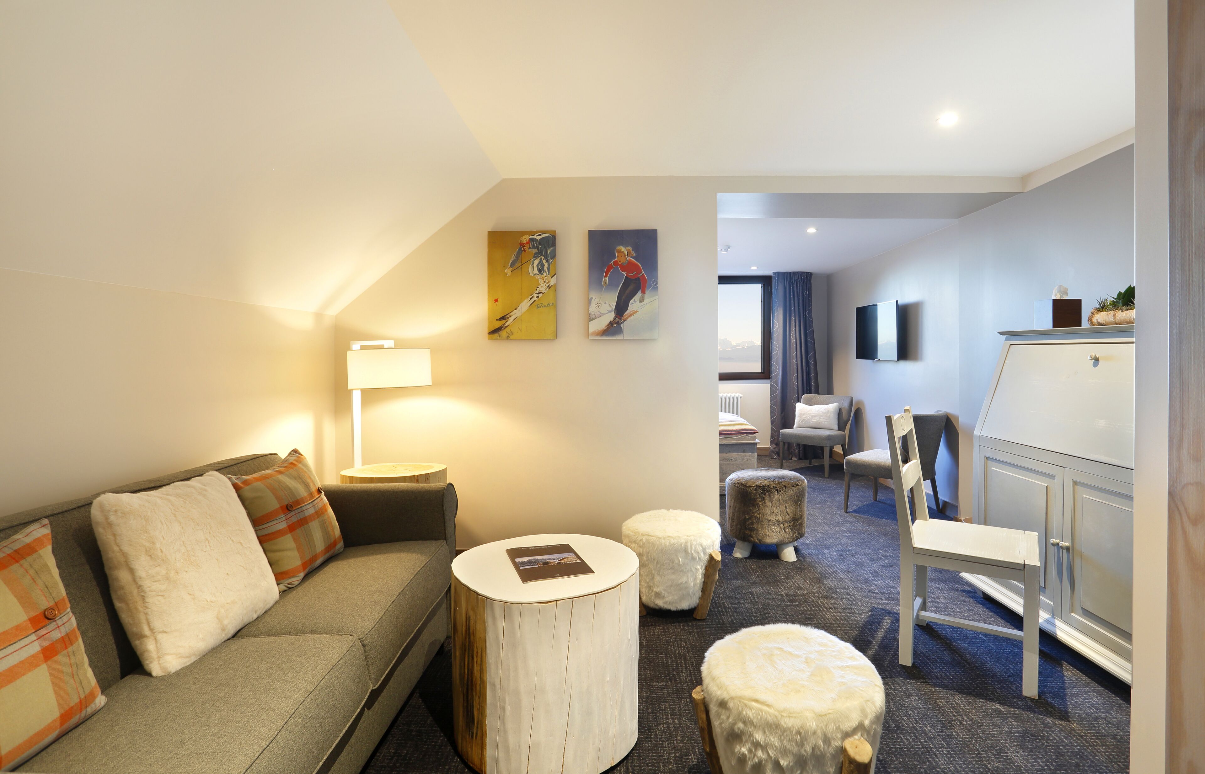 50-inch flat-screen tv with satellite channels, tv, video game console